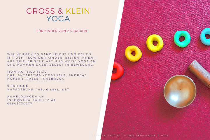 Flyer Kinderyoga Herbst 2022