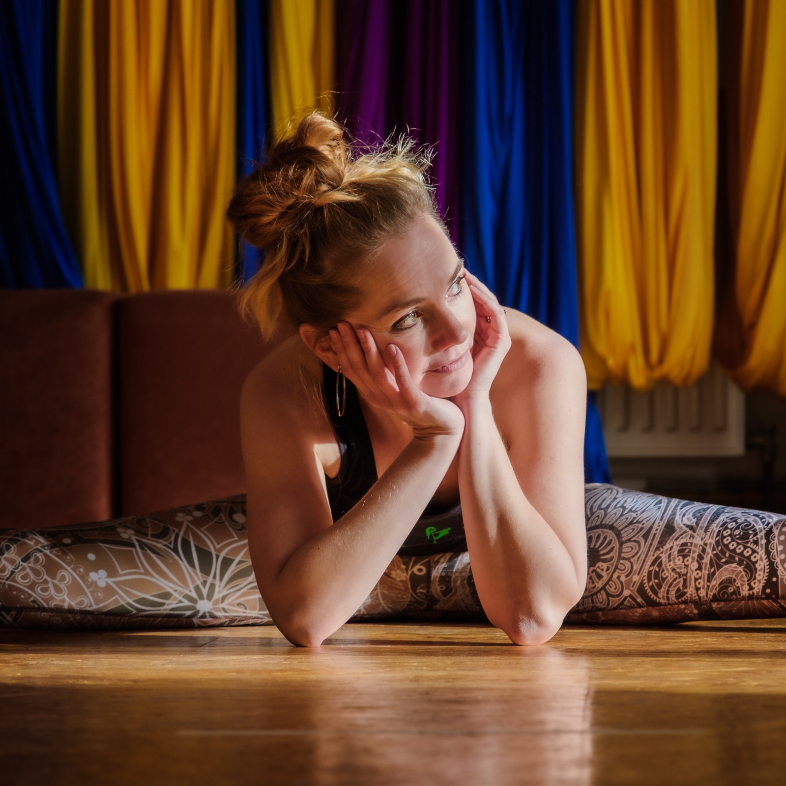 Alex upavistakonasana