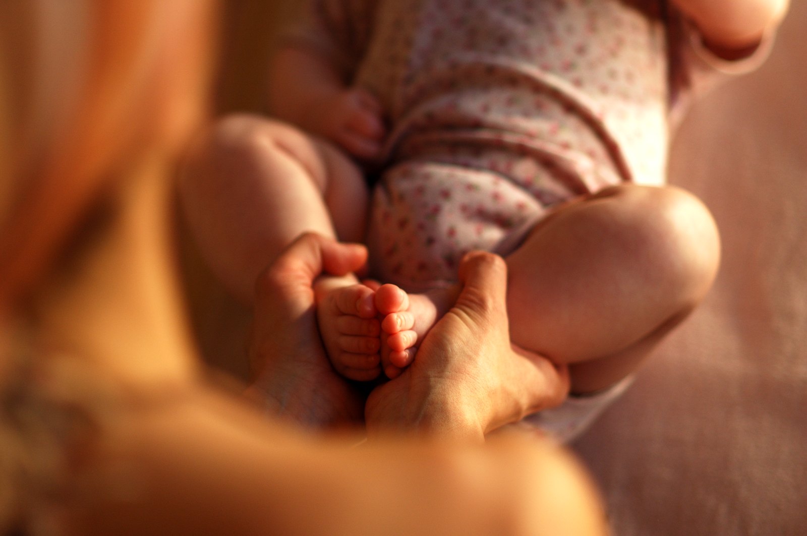 Baby yoga maya baddha feet